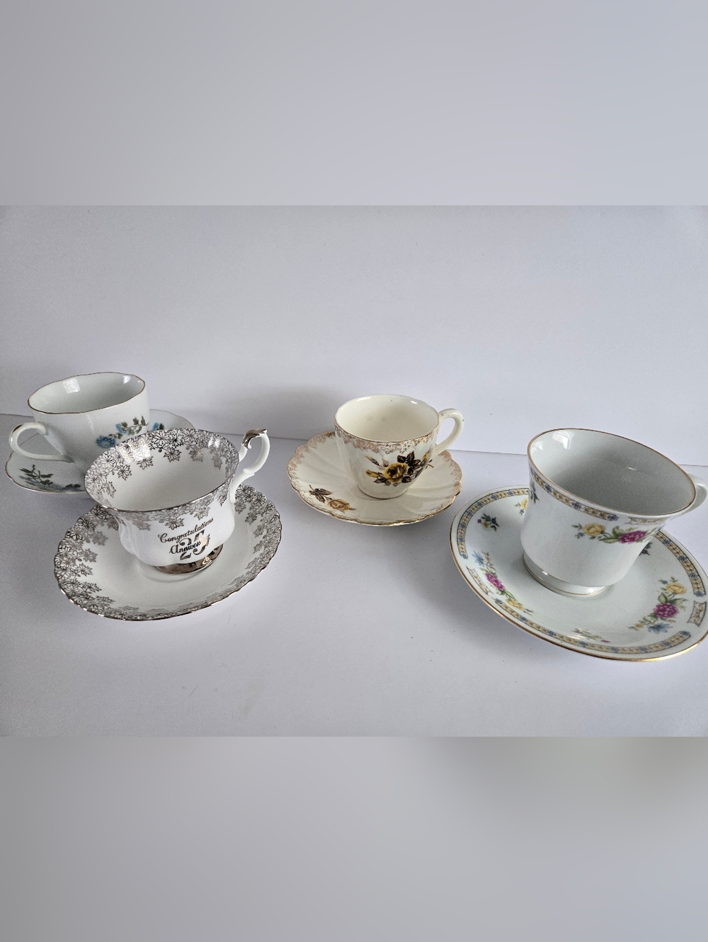 Teacup Lot Cups And Saucers Vintage